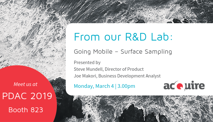 GIMSolution's tweet photo. Join us at #PDAC2019 as our GIM experts introduce mobile surface sampling capabilities due in future releases of GIM Suite. For more information & our full presentation schedule, visit: https://t.co/uCl9Xzs3WF #offlinedatacapture #digitaldatacapture @the_PDAC #mining #geoscience https://t.co/eMZ5LqW72a