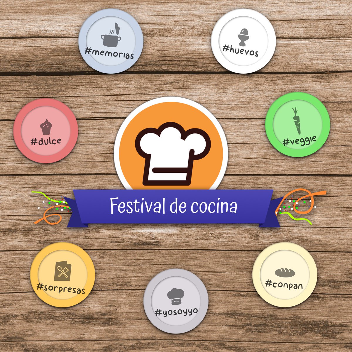 cookpadrecetas's tweet photo. Lee más sobre como participar en el festival de cocina aquí https://t.co/STgNe78TrC 
.
.
#MomentosCookpad #Publicatusreceta #comparteTusRecetas #CookpadRecetas https://t.co/JY9QsZpaH7