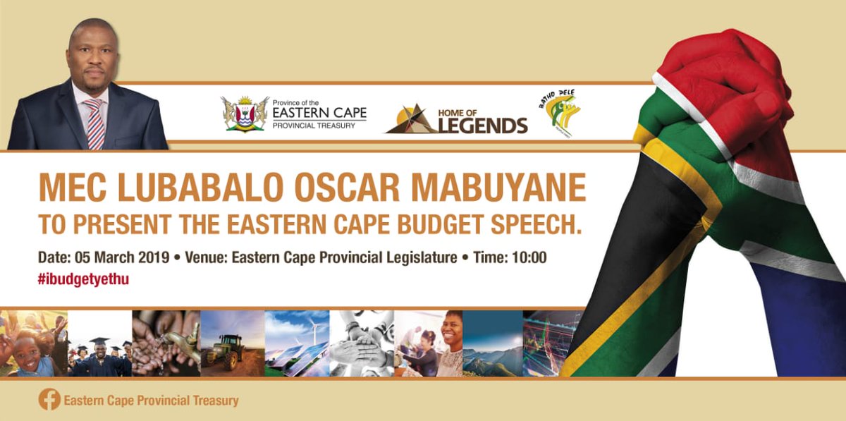 OscarMabuyane's tweet photo. Ahead of tabling the #ECBudgetSpeech, I’d like to hear from you...

In your experience, how has government's allocation to the various Departments and programmes impacted your life?

Where you feel a programme lacked, what improvements do you think government can make? https://t.co/is5t79U2Ae