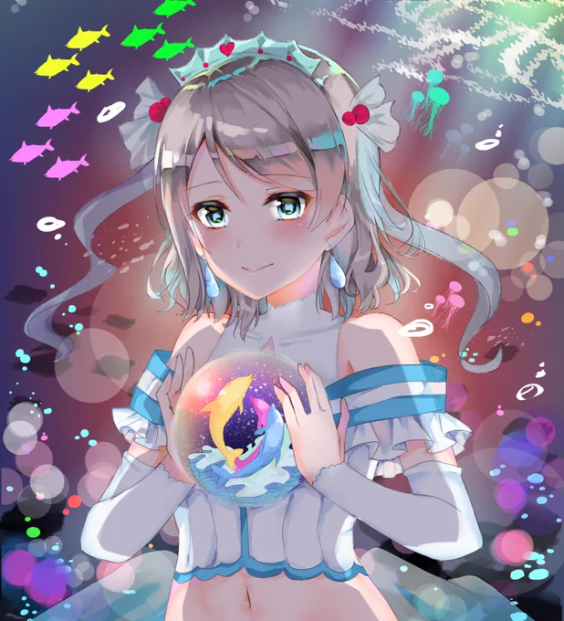 昔描いたやつ、ちょっとリメイクした 
