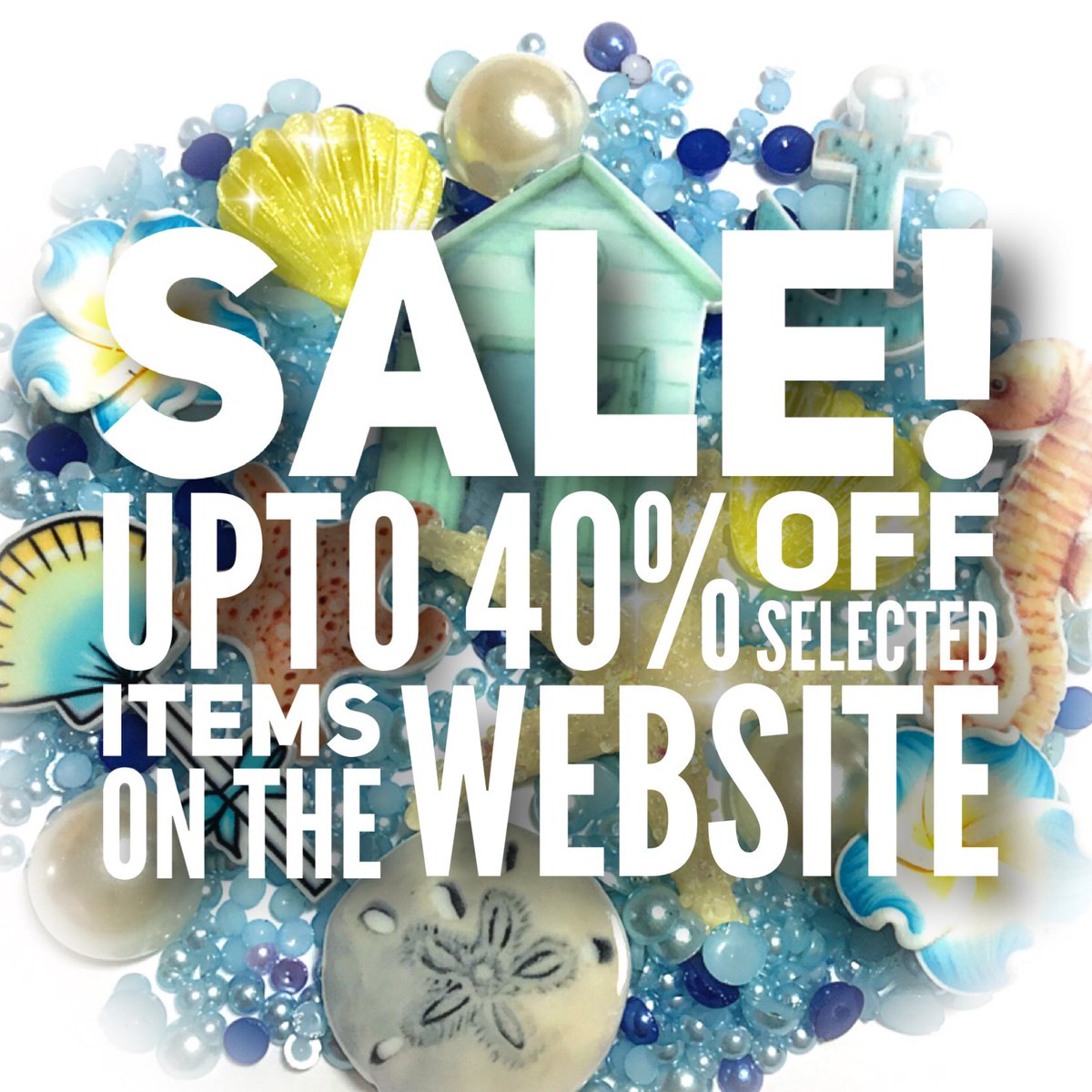 KatysDecoDen's tweet photo. I’m having a spring clean and I’ve lots of gorgeous stock here that needs a new home! Take a look at the new ‘SALE!’ section on the website to grab them while you can! When they’re gone, they’re gone! https://t.co/HKkn1ygqWt #sale #decoden #decodensale #decodensupplies #cabochons https://t.co/KB3hwbcjY6