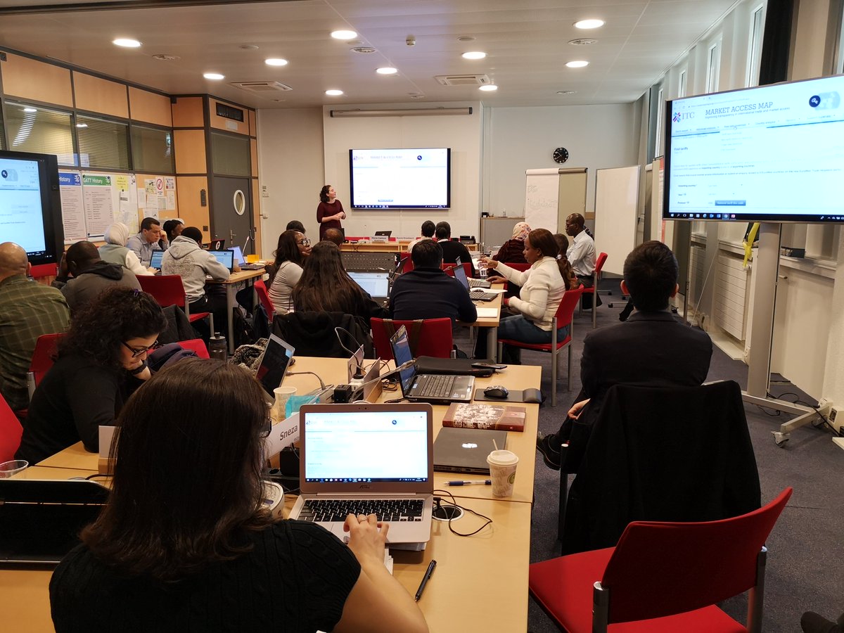 ITC_MktAnalysis's tweet photo. 🙌Thank you @WTO for having us again during your Advanced Trade Policy Course!
📸 Training delegates from all over on #TradeMap and #MarketAccessMap
🇧🇹🇰🇭🇨🇳🇨🇺🇪🇬🇸🇿🇪🇹🇮🇳🇰🇿🇰🇪🇱🇧🇱🇷🇲🇬🇲🇼🇲🇾🇲🇻🇲🇪🇳🇦🇳🇵🇵🇬🇷🇺🇻🇨🇸🇦🇸🇾🇹🇳🇿🇲🇿🇼
#ITCdata https://t.co/qpYRJQprr6