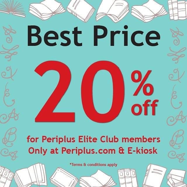 periplus_hardys's tweet photo. *T&amp;C: This promotion is only valid at https://t.co/AhXwkQNPxe &amp; eKiosk. Get 20% off for selected item (only for PEC Members).This Promotion is only valid for Five days (25 Feb- 01 March 2019).
.
https://t.co/KCbQHhzj8i https://t.co/SlXDuh2AYL