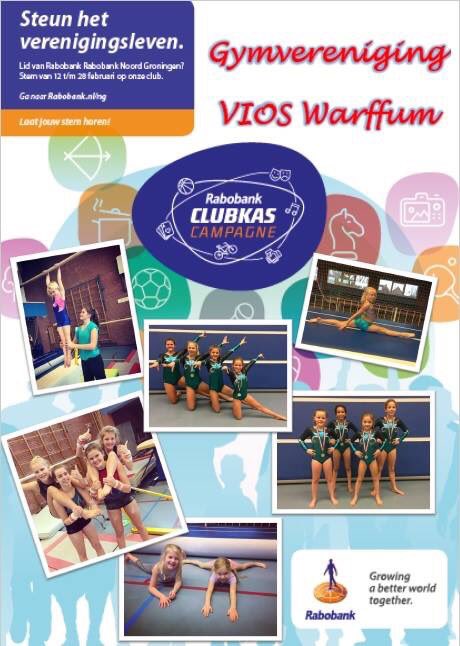 Vioswarffum's tweet photo. 💥STEM OP Gymvereniging Vios Warffum💥
Ga naar : https://t.co/Bj9mty87BC 
Namens alle kinderen van Gymvereniging VIOS Warffum bedankt! https://t.co/2tyt71R69B