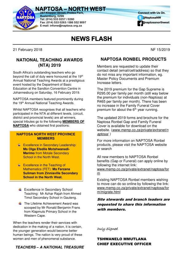 NAPTOSA - North West tweet media