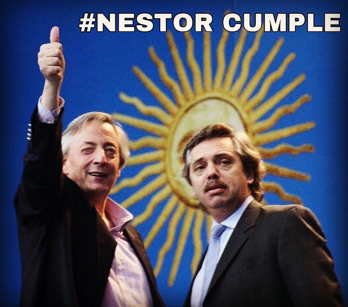 Hoy se cumplen 69 años del día en que nació Nestor Kirchner. Siempre presente en mis recuerdos. Siempre inalterable entre mis afectos. Por siempre Nestor... #NestorCumple