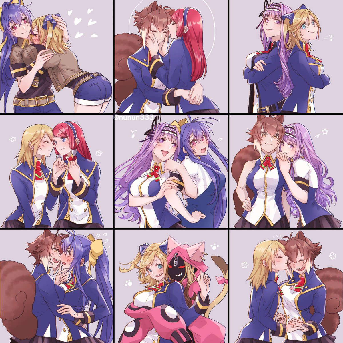 ぬぬん Rtした絡み絵構図が素敵だったのでリミハの女の子たちでトレス T Co Ke4zlbxgpa Twitter