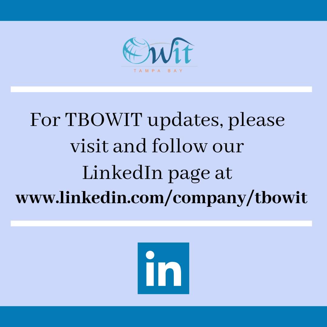 TBOWIT's tweet photo. Stay updated with all things TBOWIT through our @LinkedIn page at https://t.co/RWvvTBKBek! https://t.co/f2Ce8BIwjy