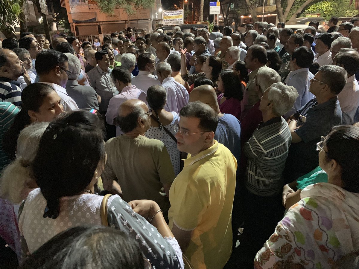 <a href="/Dev_Fadnavis/">Devendra Fadnavis</a> <a href="/parag_alavani/">parag alavani</a> <a href="/ShelarAshish/">Adv. Ashish Shelar - ॲड. आशिष शेलार</a> <a href="/narendramodi/">Narendra Modi</a> <a href="/AmitShah/">Amit Shah</a> <a href="/sumeetraghvan/">Sumeet</a> <a href="/vlpresidents/">Vile Parle Residents</a> CM sir, so many Parlekar #VictimsOfFunnelZone have gathered here on the street now to discuss how to approach you for our right! आपला दया कटाक्ष आमच्यावर कघी येणार?