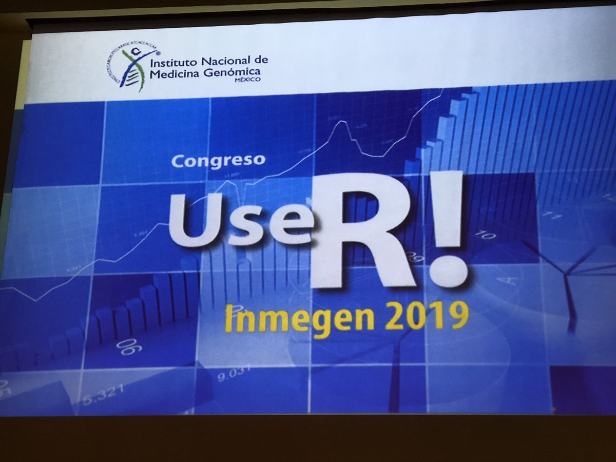 Iniciando actividades UseR! 2019 <a href="/inmegen2019/">@UseR!INMEGEN2019</a>

#UseR <a href="/INMEGEN/">Inmegen México</a>