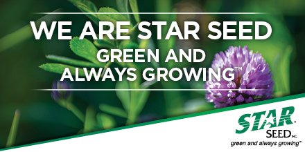StarSeedKS's tweet image. At Star Seed, the learned “art” of managing a diverse range of seed types comes from almost 100 years of experience meeting our customer needs.  ⭐️ #StarSeed #StarSeedKS #GreenandAlwaysGrowing