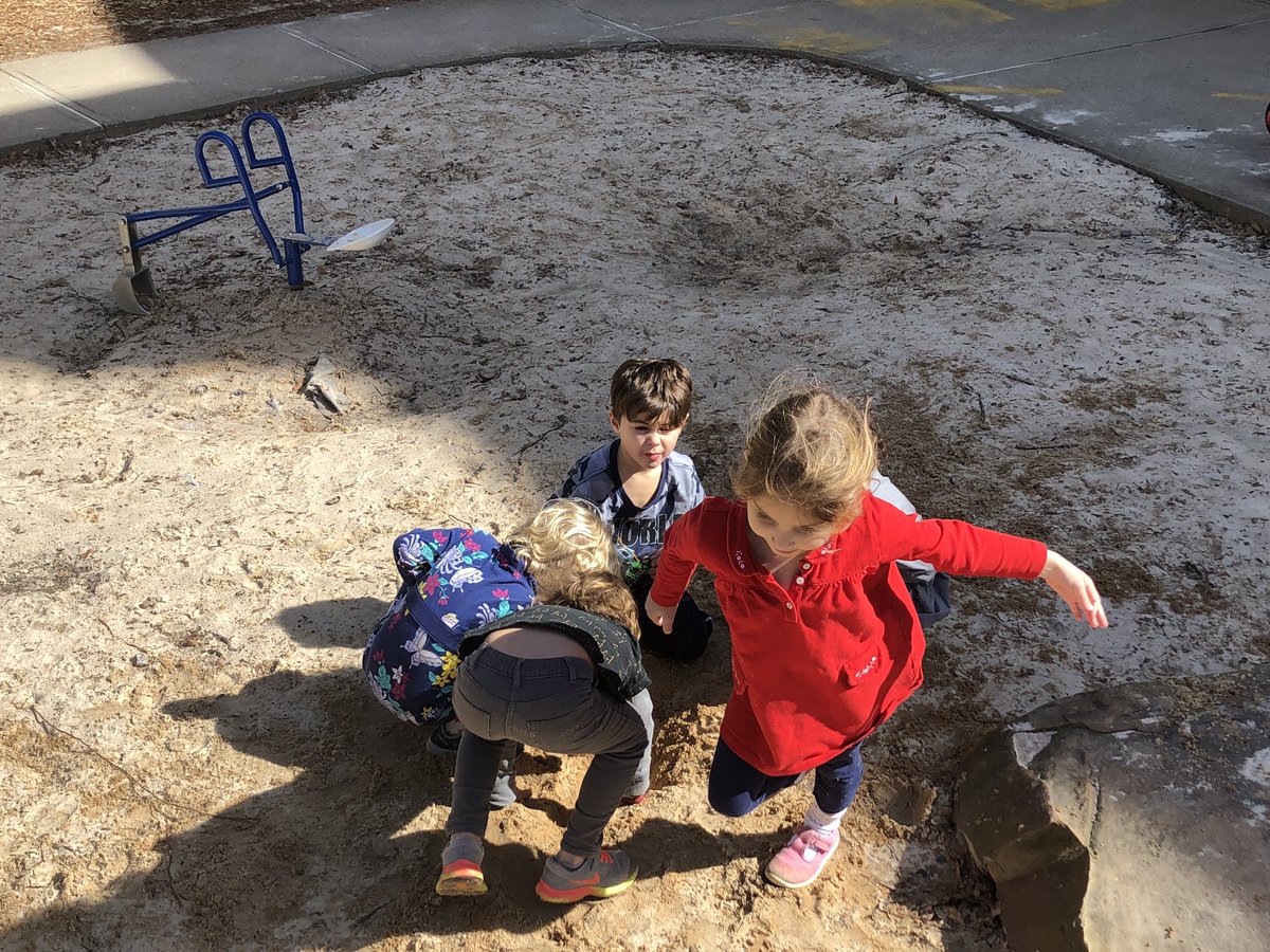 SUNSHINE!  After days of rainy, dreary weather Pre-k ventured outdoors to enjoy recess. Sheer happiness!#TrinityCARES #CherishChildhood <a href="/MsAprilsPreK/">April Patton</a> <a href="/Ajonesprek/">Anne Jones</a>