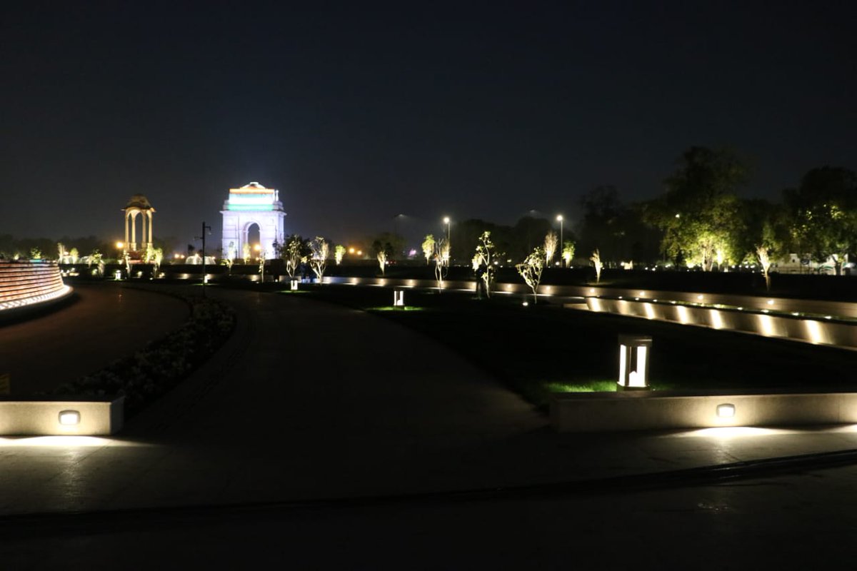 salute2soldier's tweet image. The lighting plan of #NationalWarMemorial is well sewn into the fabric of the overall design thereby highlighting details, & colours of the Chakras and honour walls. This seamless integration provides an immersive and evocative visual experience