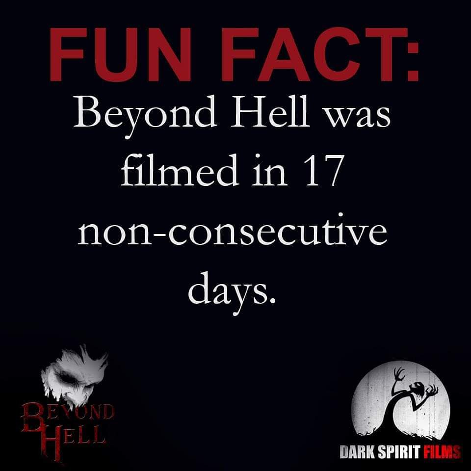 Fun Facts from Beyond Hell.
 #Canadianfilm #horror #Darkfantasy #film #production #Funfacts #onset