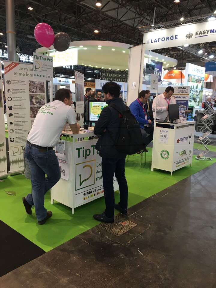 #SIMA2019 Jour 2 pour nos #startups 
<a href="/FarmViz/">FARMVIZ SAS</a> <a href="/agricommunityFR/">AgriCommunity</a> <a href="/SamsysFr/">SAMSYS</a> <a href="/tiptappro/">tiptappro</a> <a href="/Agrisolution1/">Agrisolution</a> <a href="/aptimiz/">Aptimiz</a> cc <a href="/LeVillagebyCA/">Le Village by CA</a> <a href="/sima_paris/">SIMA Paris</a> #innovation #agriculture