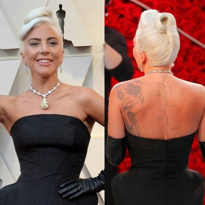 mitMirGermania's tweet photo. Quién tiene poder puede llevar un accesorio de 23 MILLONES DE EUROS Y VIVIR PARA CONTARLO. 
Al igual que lo hiciera Audrey Hepburn.
#collarcito #LadyGaga #Oscars https://t.co/CpSoBzwWxk