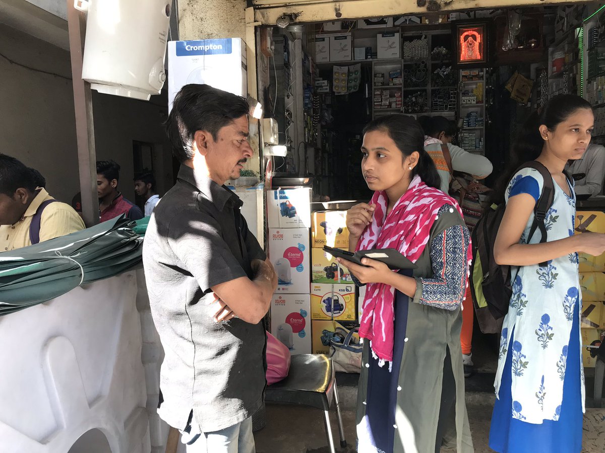 louise_renaudin's tweet photo. Had a very interesting and amazing time with #MahindraPrideSchool students in #Pune #India interviewing about 200 informal workers about their digital practices #inclusivebusiness https://t.co/6h0bNwEqTv