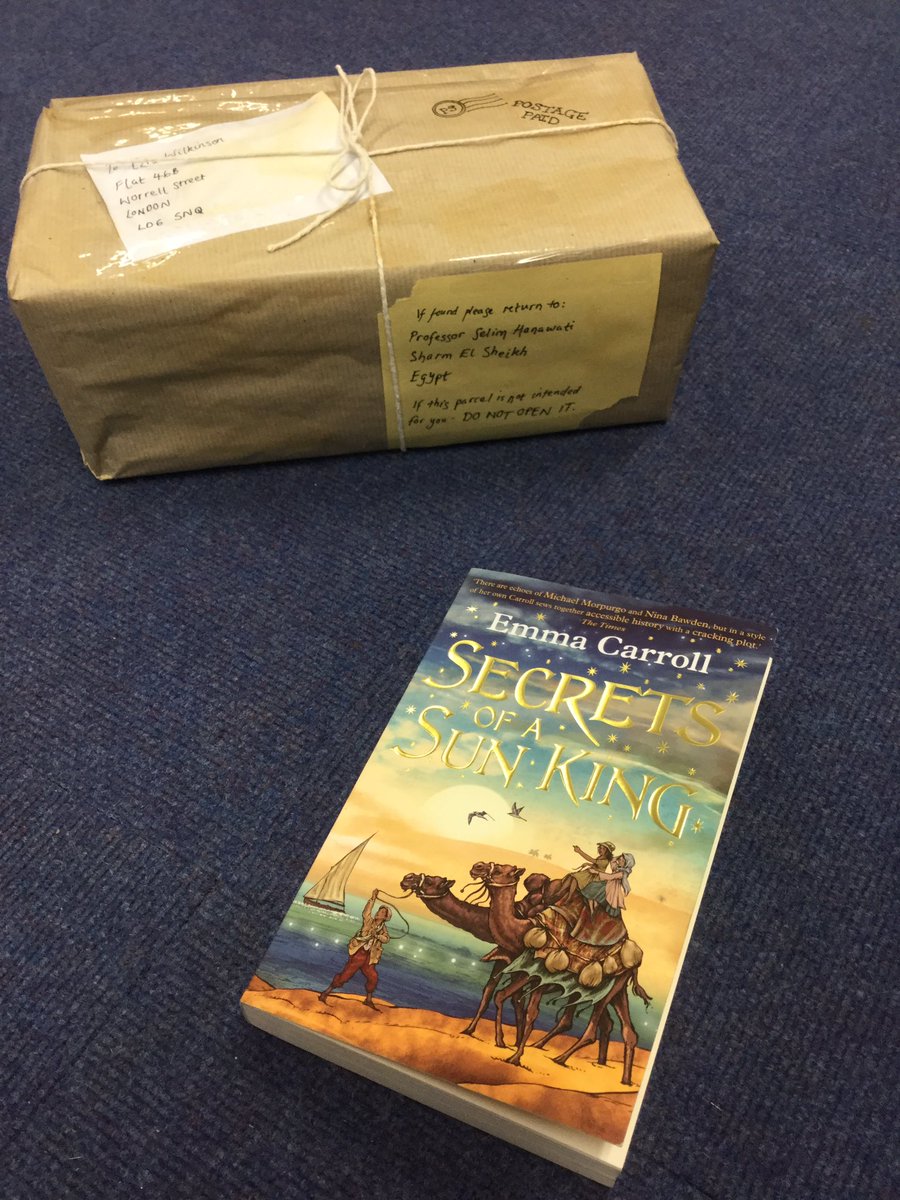 HeathfieldPNS's tweet photo. The peacocks are loving their new book.
Where did the parcel come from?
Who is Professor Hanawati?
And why on earth were only his feet left?
#tombraiders
#uread https://t.co/sIRxQGEdv3