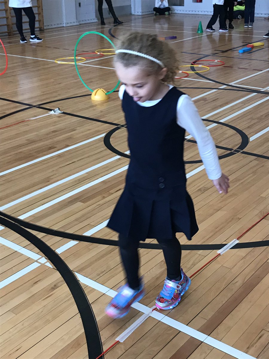 The fun &amp; games of Winter Carnival have begun! Students participated in indoor team relay races &amp; were treated to hot chocolate!