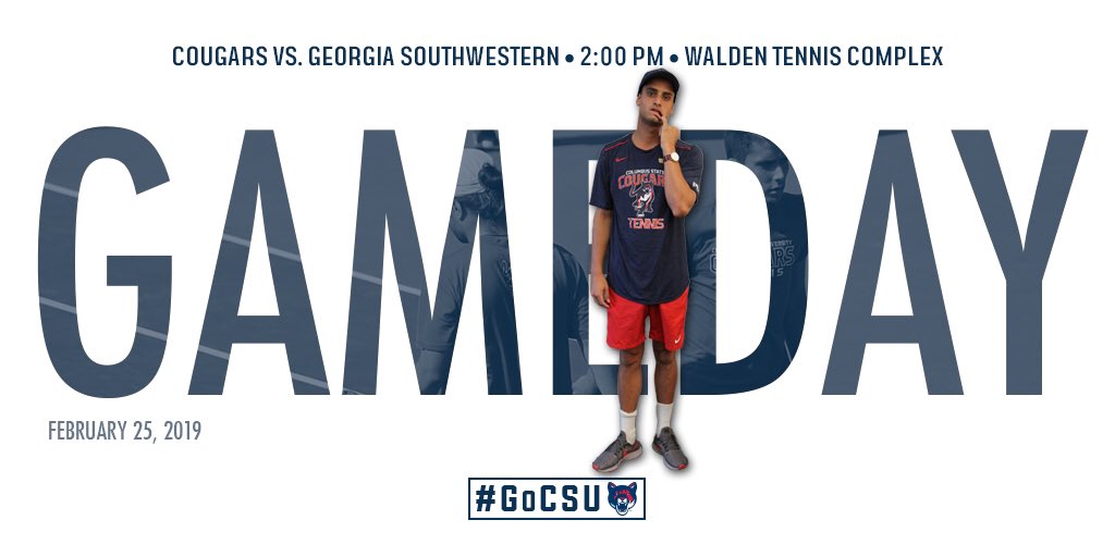 CSUCougars's tweet photo. 🎾 | Quick turnaround for our @CougarsTennis teams but they’re back at home this afternoon! Come on down to the Walden Tennis Center to catch all the action! #GoCSU 🐾 https://t.co/GIgDD1n3i1
