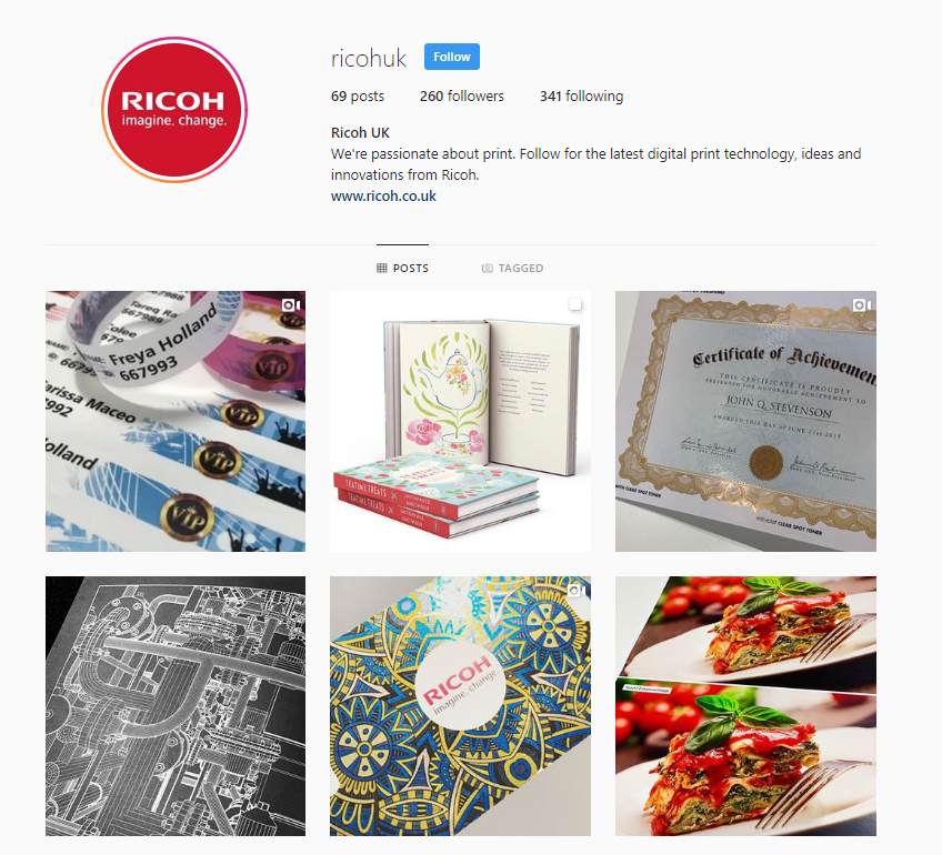 Elliott_RUK's tweet photo. Go check out @RicohUK new Instagram page for all the latest digital print technology, ideas and innovations from Ricoh. 📸

Visit the profile via the link here ➡️➡️ https://t.co/D7iSEA02L3

Whilst you're there click the "Follow" button too!! https://t.co/AVWymziPwN