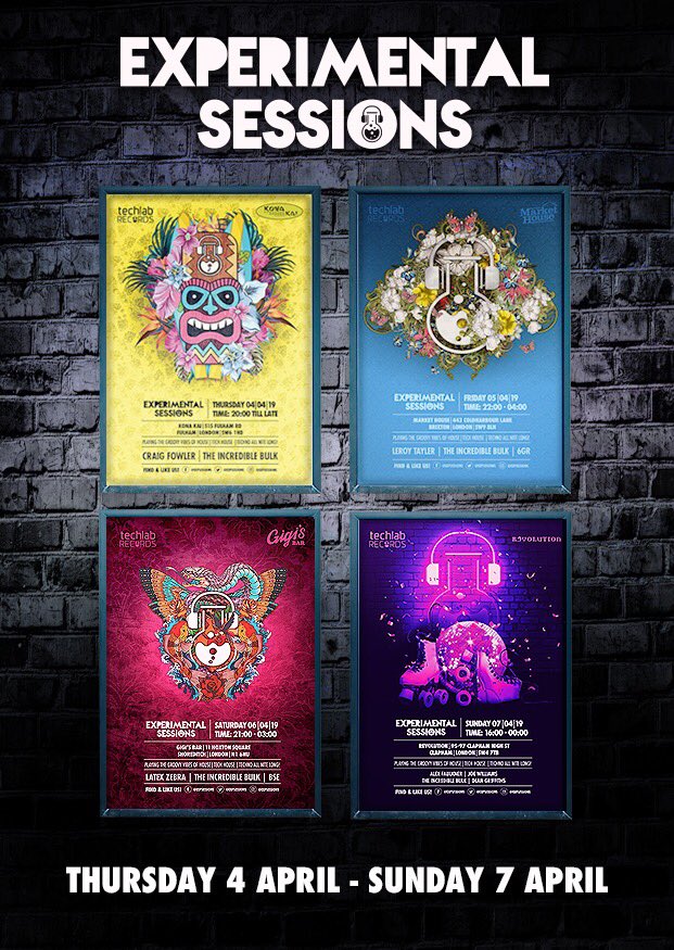 ExpSessions's tweet image. So how was that for a weekend of announcements?? 😁

We've got 4 brand spanking new residencies, kicking off the first weekend in April!

#londontakeover #londonnightlife #londonclubbing #music #housemusic #house #techno #edm #dance #techhouse #dj #follow #londontour #ontheroad