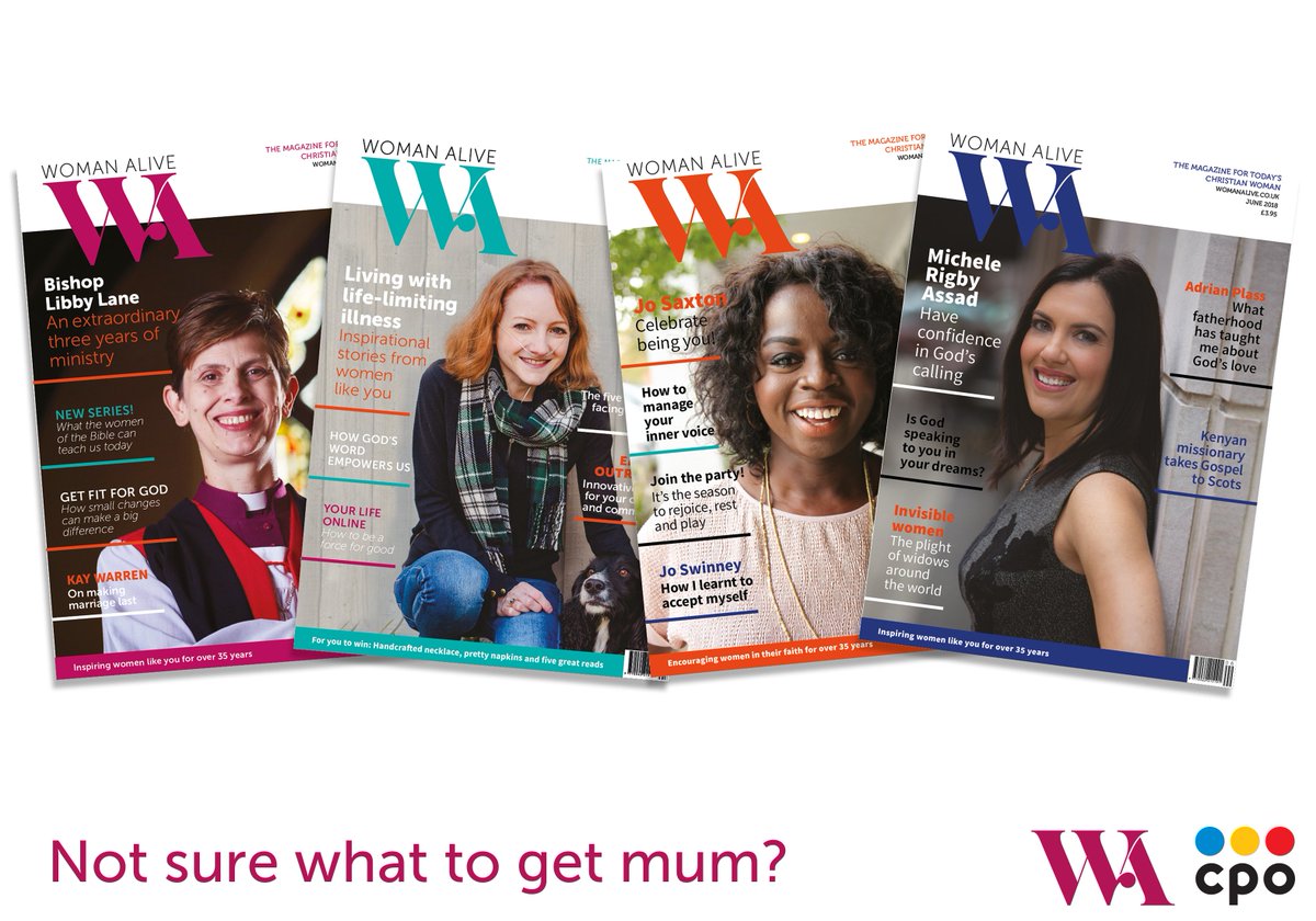 CPOresources's tweet photo. Not sure what to get mum this Mothering Sunday? Why not get her a subscription to @WomanAliveUK https://t.co/D7yRAn9Hle https://t.co/nQP4HbAAI7