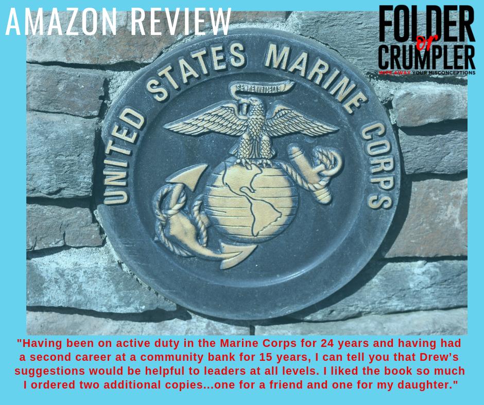 FolderorC's tweet photo. We were honored to received this review about Folder or Crumpler from this Amazon Reviewer. We want to thank the reviewer for their 24 years in active duty for the Marines. We love our Military!https://t.co/gQ4vS2IIMf  #folderorcrumpler #businesscommunication #amazonbook https://t.co/R8Gd2Jhjuj