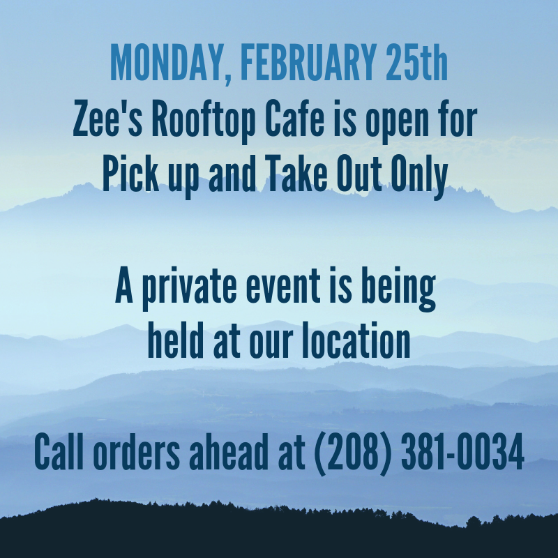 zeecatering's tweet photo. Pick Up and Take Out Only Today at the Cafe #zeesrooftop #weareuphere #chefzee https://t.co/37L7F3DDfq