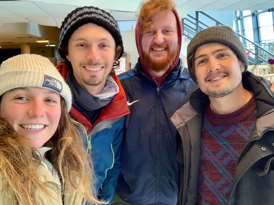 #Behindthescenes: We are at the #Pampiraiki warehouse in Athens visiting our #SocBiz #Boxwise. After days of coding and preparing the test-ground, they are excited to spend the week implementing and testing the next version of Boxwise. Let’s do this! 📦📲🖨️