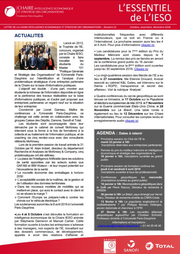 Chaire IESO tweet media