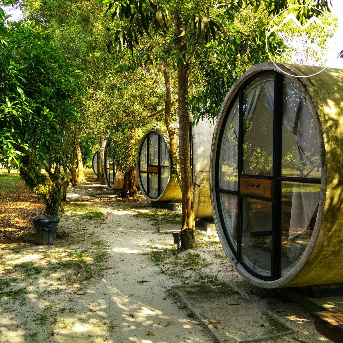 IpohSecrets's tweet photo. Imagine a night stay away from the light pollution and enjoy nature in #PATRO in these little tubes that overlooks an old tin mining lake... An escape from reality 😉

#IpohSecrets #peaceful #green #offthebeatenpath #takemethere #MyMalaysia #travel #Perak #Malaysia https://t.co/SwGoJaOOja