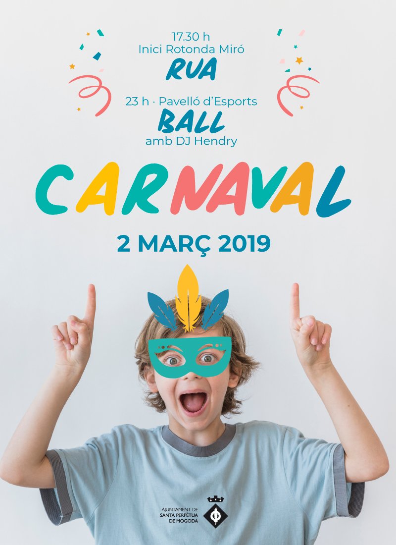 ajuntamentSPM's tweet photo. Aquest dissabte #SantaPerpètua celebra el #CarnavalSPM 🎉🤪

‼️Si voleu participar al concurs de la rua, encara hi sou a temps! Les inscripcions finalitzen aquest dimecres 27 de febrer

👉🏼+ INFO https://t.co/8iVM8dHB6X https://t.co/tFQ0n8uwZb