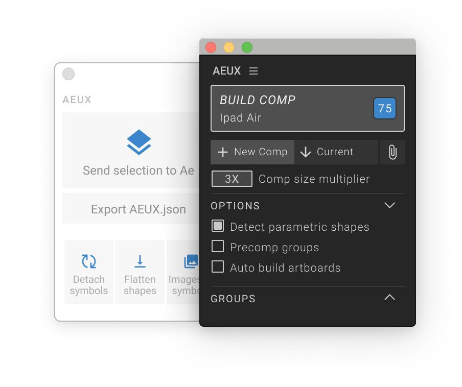 If you need to transfer Sketch layers into After Effects, check out AEUX (formerly Sketch2AE) to accomplish that with as little friction as possible adamplouff.github.io/aeux-doc/