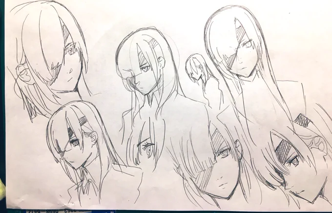 オフェリア練習と絵のリハビリ 