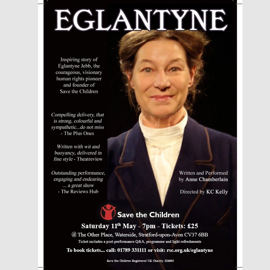 mycmorris's tweet image. A great night out!  What a name, what a life! The story of an extraordinary woman written and performed by Anne Chamberlain. For one-night only at the Other Place, Stratford upon Avon. #SUAHour #savethechildrenuk #VisitStratford #TheRSC #HeraldNewspaper