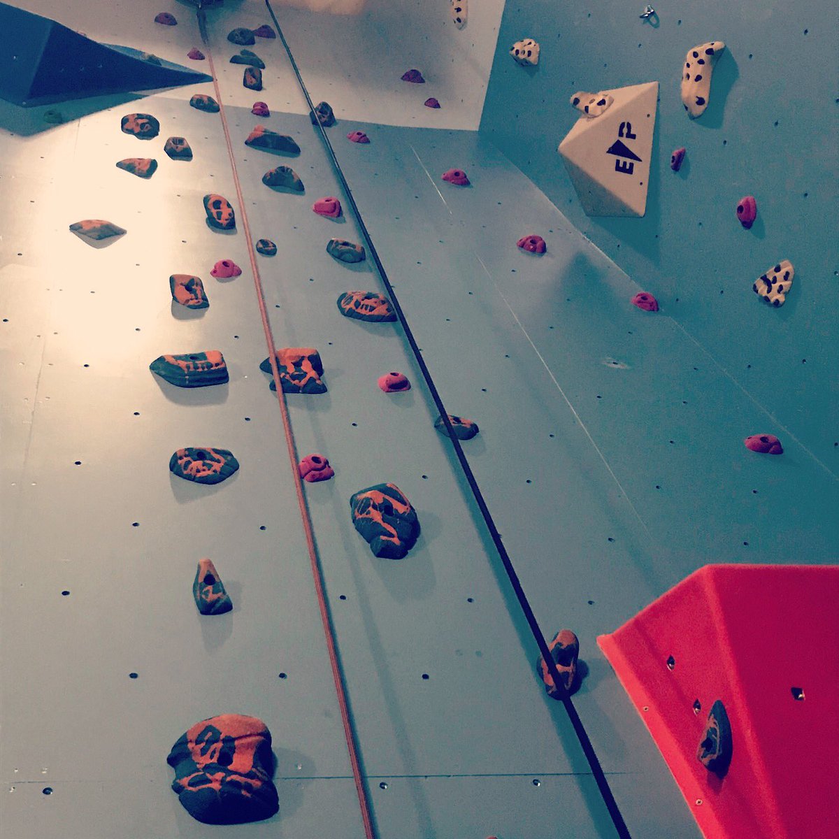 #sneakpreview of our refurbished climbing wall, Uamh Bheag. Join us for grand opening 15 March 7pm. #climbing #Callander #trossachs