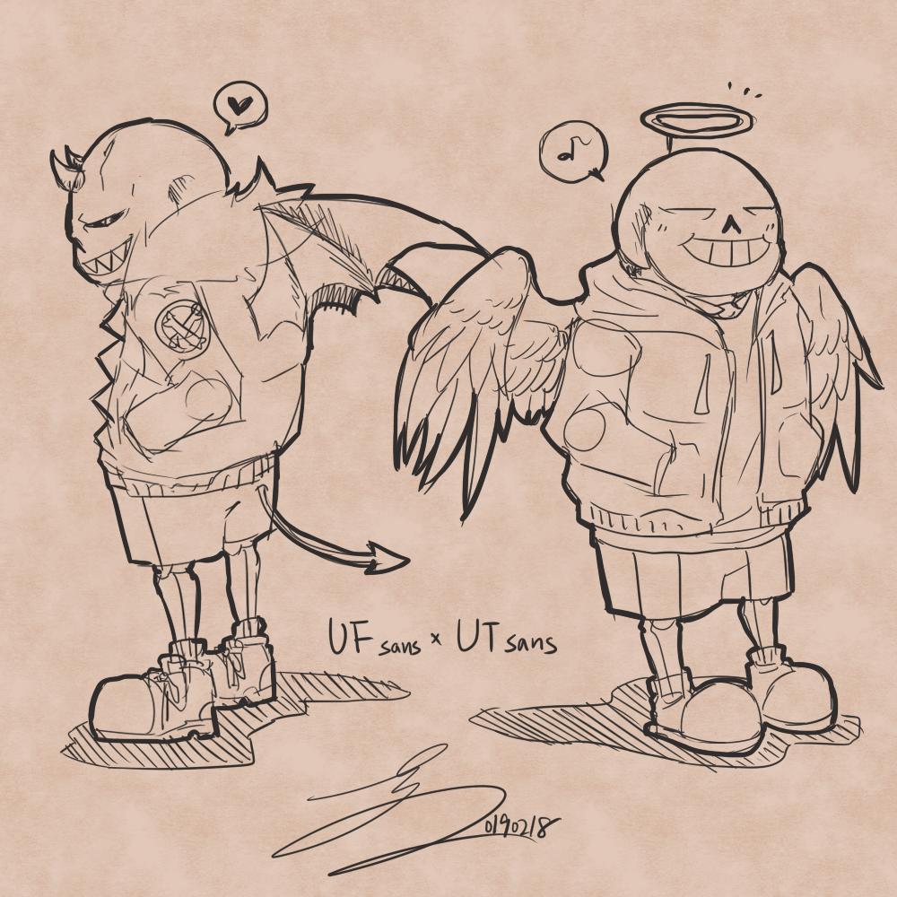 AotenLo0722's tweet photo. 雖然是前幾天畫的www
這裡再放一下吧(♥)
#Undertale
#Sans
#Gaster
#Underfell
#FellSans
#Echofell
#FellGSans
#自繪 https://t.co/kAbflIKqQx