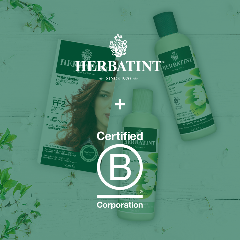 When you see the Certified B Corp logo, you know that the company behind  the product meets the highest standards of social and environmental  impact. We are proud to be a B Corporation <a href="/BCorporation/">B Lab</a> #BCorpMonth ➡️herbatint.co.uk