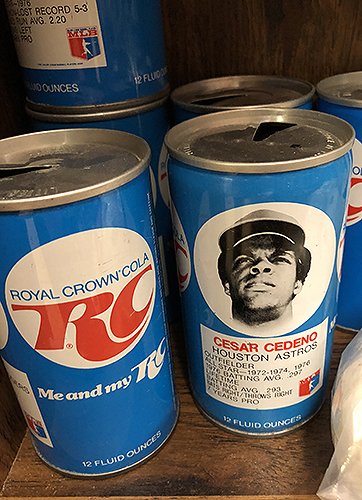 Happy birthday to former Houston Astro César Cedeño, here he is on a can of RC Cola 