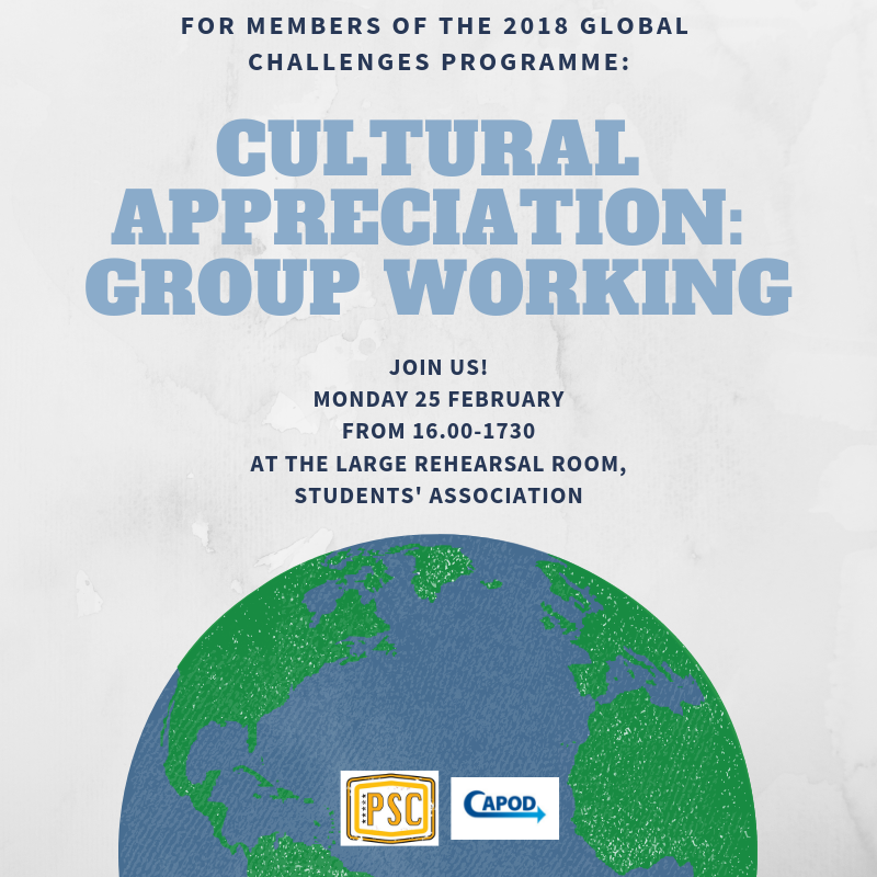 PSC_Scheme's tweet photo. Are you a participant of the 2018 Global Challenges Programme? Don't forget to attend the PSC workshop, 'Cultural appreciation: group working' today! https://t.co/sA2vZRUan5 https://t.co/OqxyyTndEk