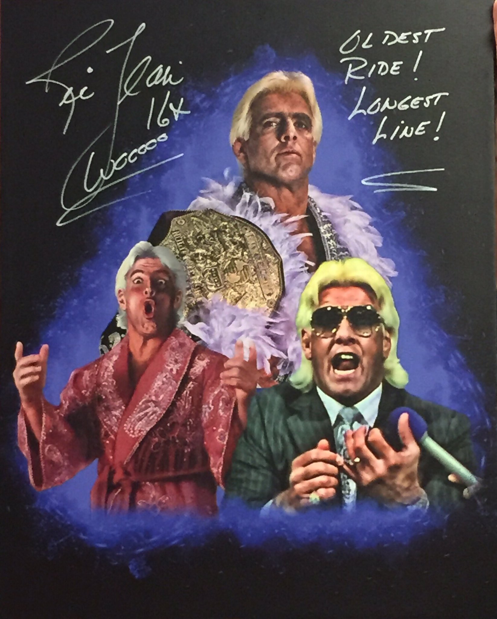 Happy birthday to the MAN, the greatest World champion of All-time, Woooooo, the Nature Boy ( by God ) Ric Flair. 