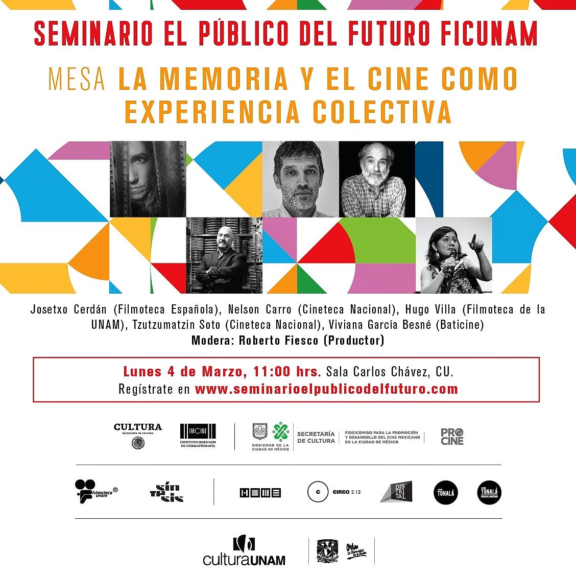 distritalmx's tweet photo. En una semana iniciamos!!!! El próximo lunes nos vemos 10:00am! #SeminarioElPublicoDelFuturoFicunam Del 4 al 9 de marzo #NosVolvemosaEncontrar https://t.co/62XfcmAGhQ