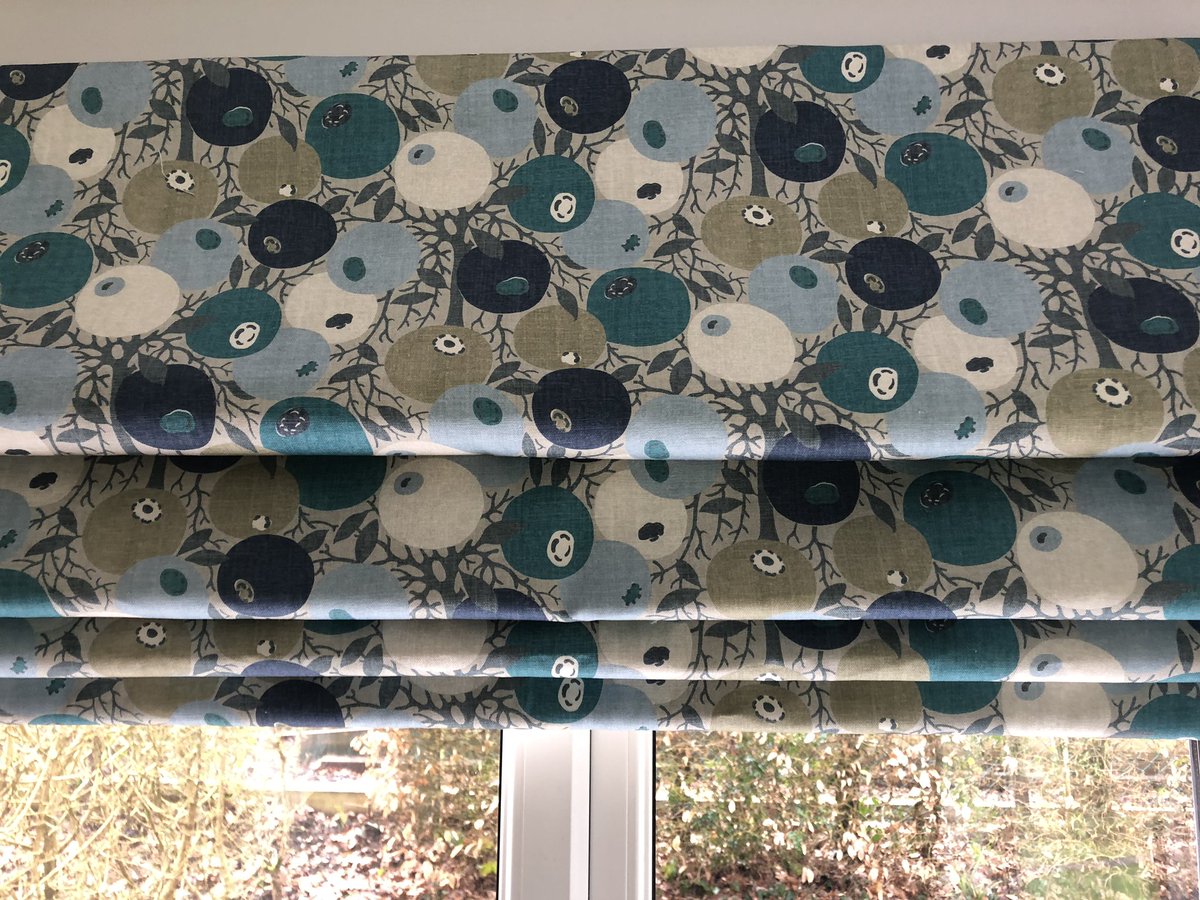 ChessDesigns's tweet image. Beautiful Roman blind made up using our ‘Beaton’ fabric. Also suitable for upholstery! #digitalprint #InteriorDesign