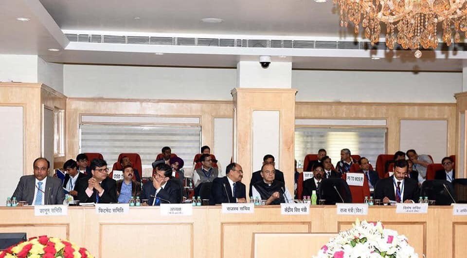 Represented Madhya Pradesh in the 33rd meeting of the GST Council in Delhi, February 24, 2019