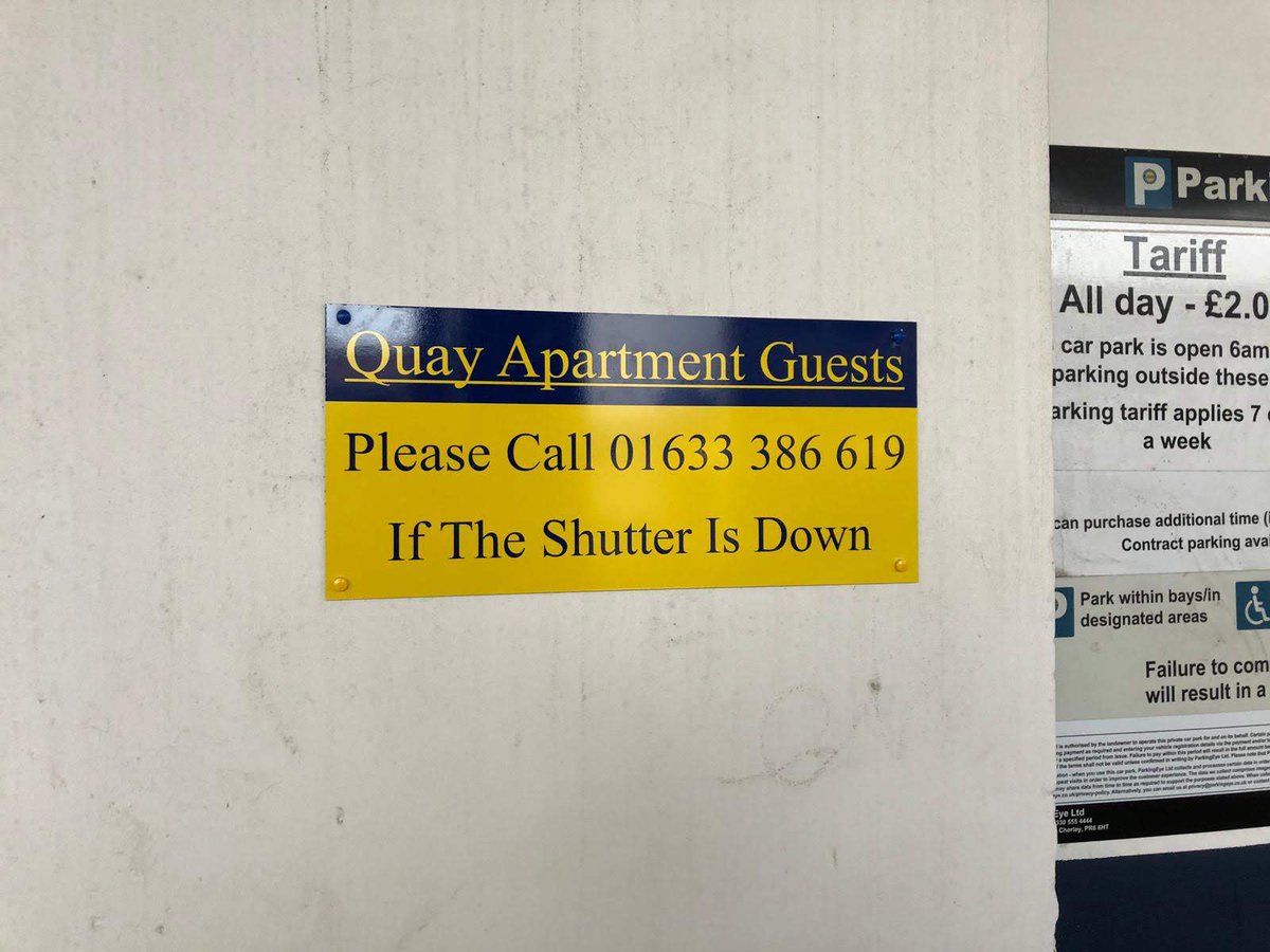 SignShopNewport's tweet photo. @quayapartments Looking for somewhere to stay in Newport check out @quayapartments Main Sign is all up and ready to spot when you are out and about https://t.co/zp9LDbtUTX