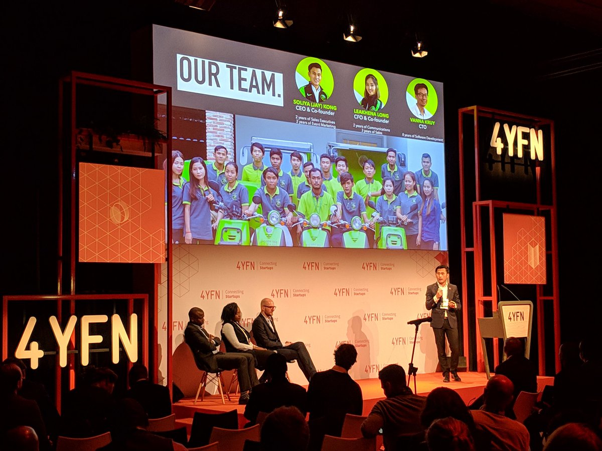 usehover's tweet photo. Last-mile delivery in #Cambodia. #4YFN #MWC19 https://t.co/qd10jbLT13 https://t.co/zzkvK3SOvu