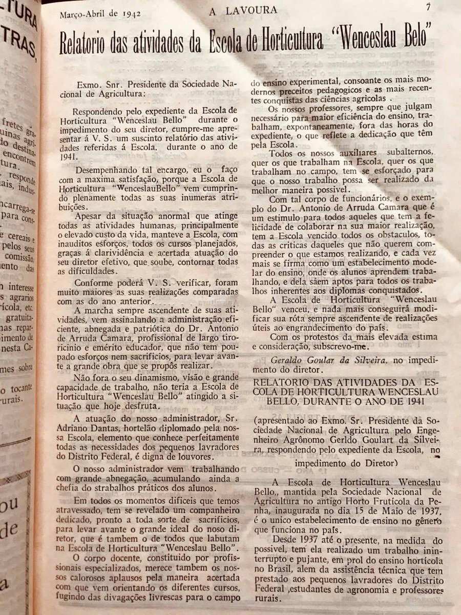 biologicosp's tweet photo. #publicaçãodasemana
“A lavoura” é a revista mais antiga do agronegócio, publicada desde 1897. A coleção da biblioteca se inicia em 1923 e vai até 1990. Quer consultar este e outros materiais? Visite nossa biblioteca, aberta às terças, quartas e quintas-feiras, das 8h às 17h. https://t.co/B46NvbCYlr