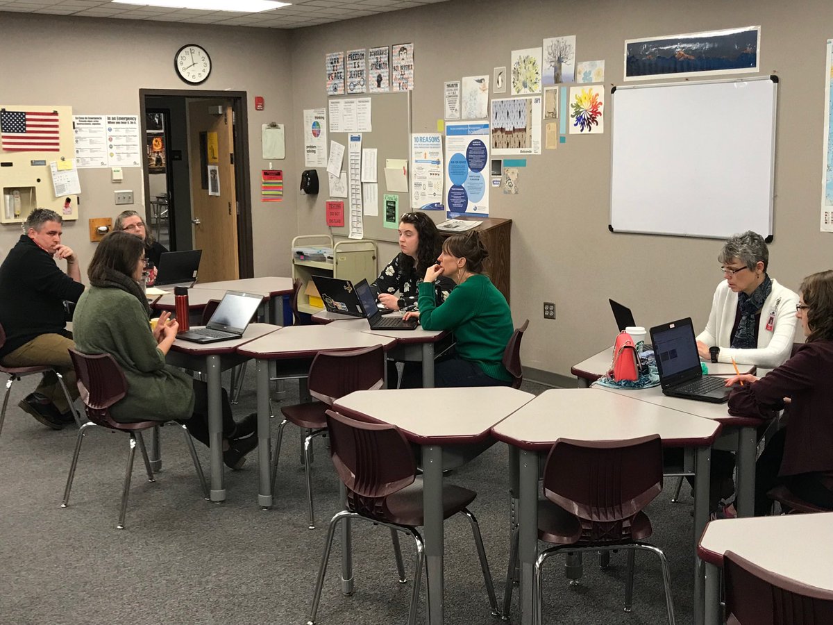 GHSRedHawks's tweet image. English teachers working on creating authentic MYP assessments today! #TeachersLearning