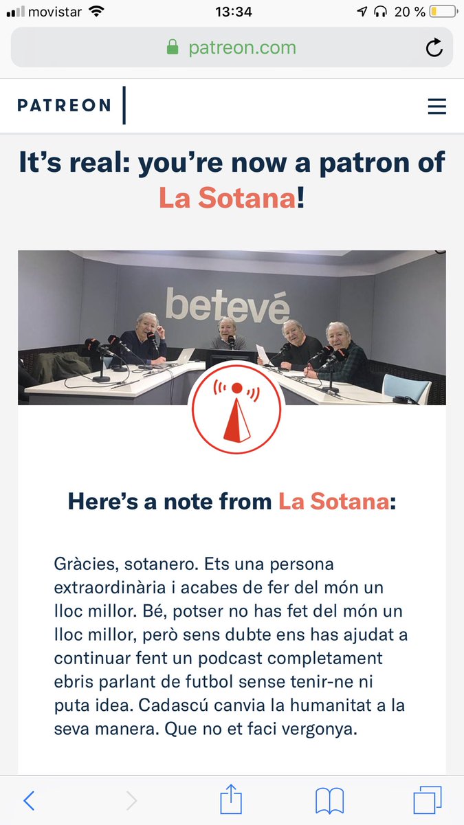 Grroe's tweet image. Vull la meva xapa cabrons @LaSotana_